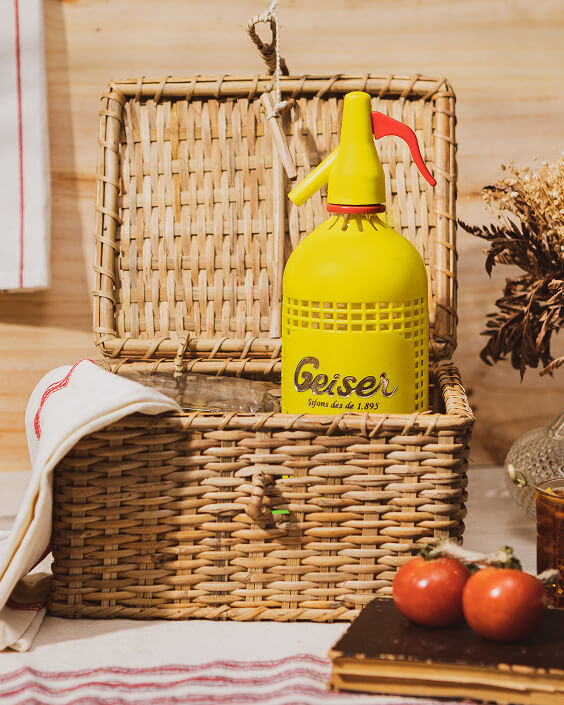 Sifón geiser aperitivo saludable